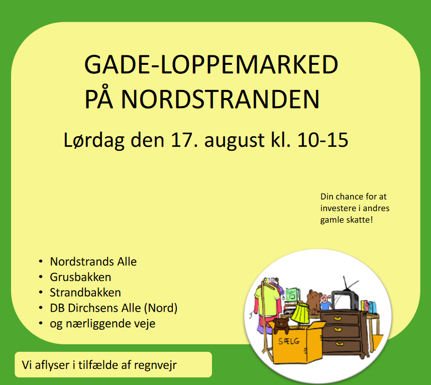 GADE-LOPPEMARKED PÅ NORDSTRANDEN